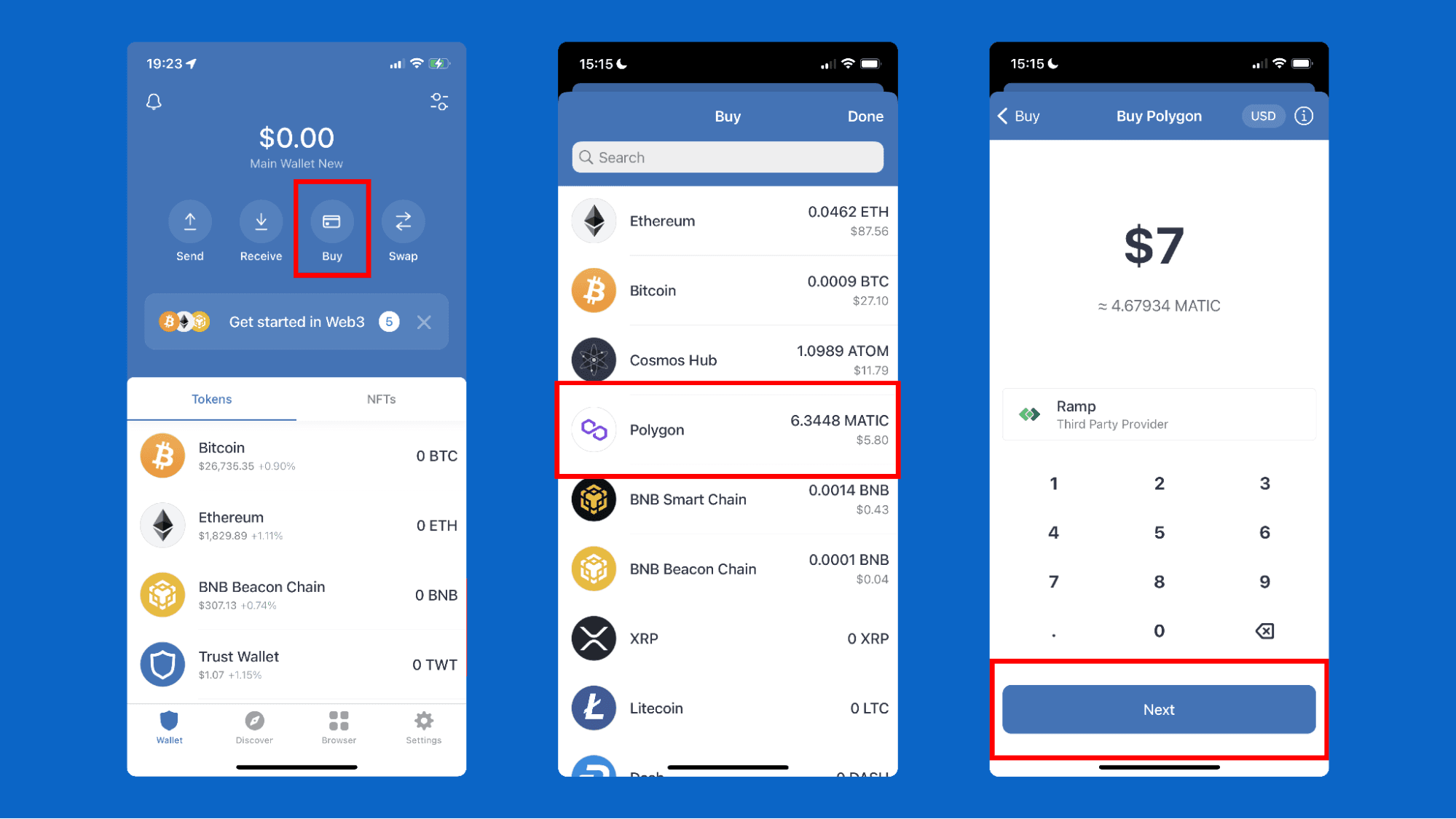 How to Buy Polygon Matic Using Trust Wallet | Trust