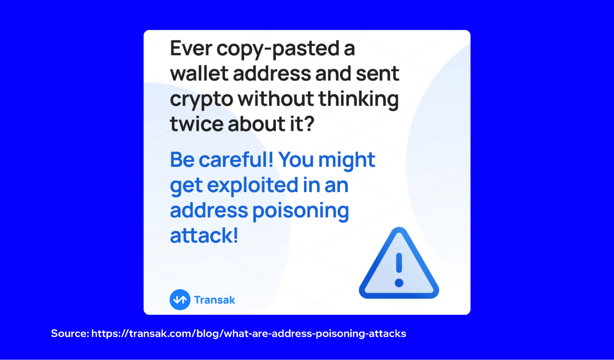 What is an Address Poisoning Scam in Crypto? | Trust