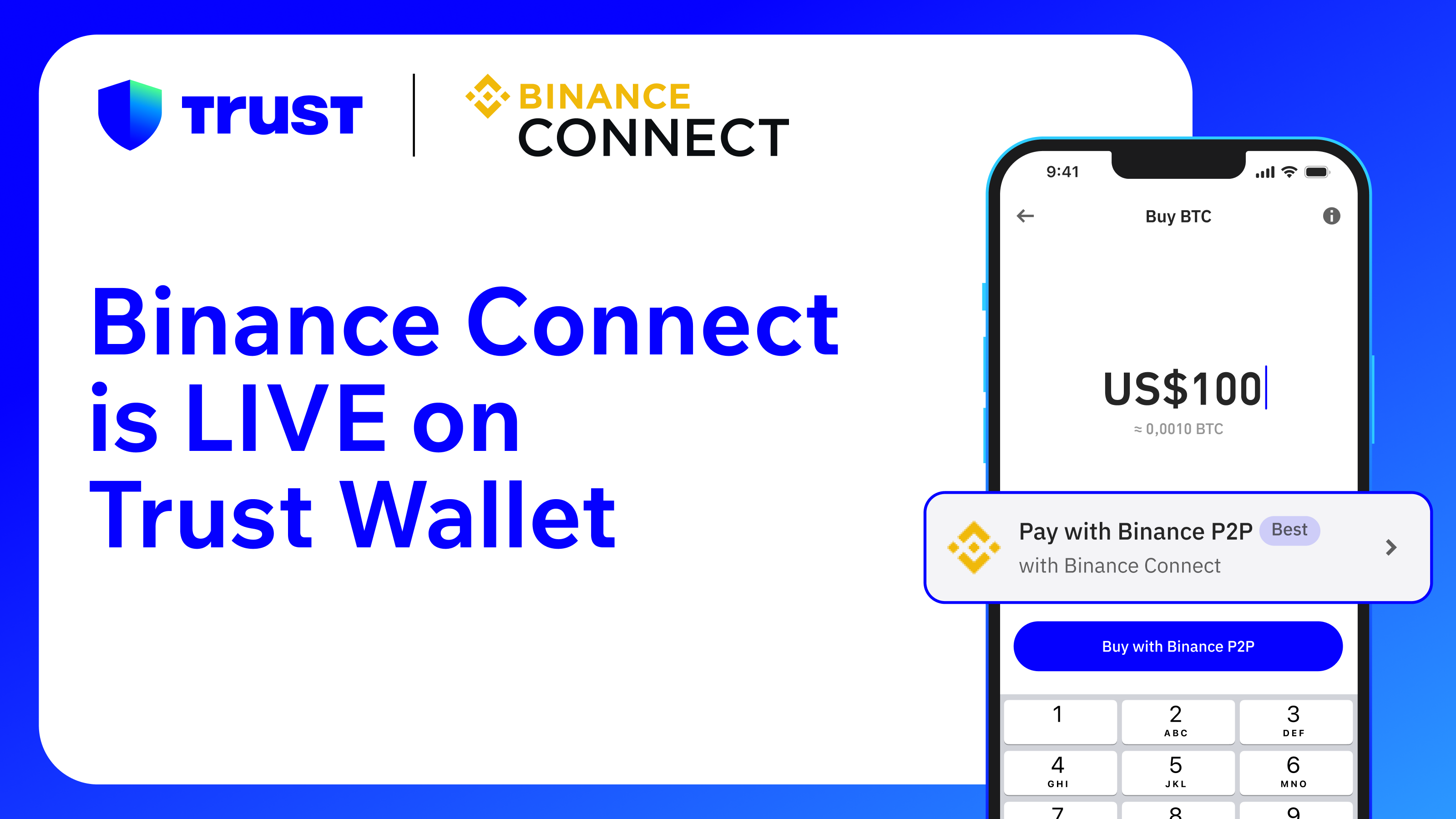 Binance Connect is LIVE on Trust Wallet | Trust