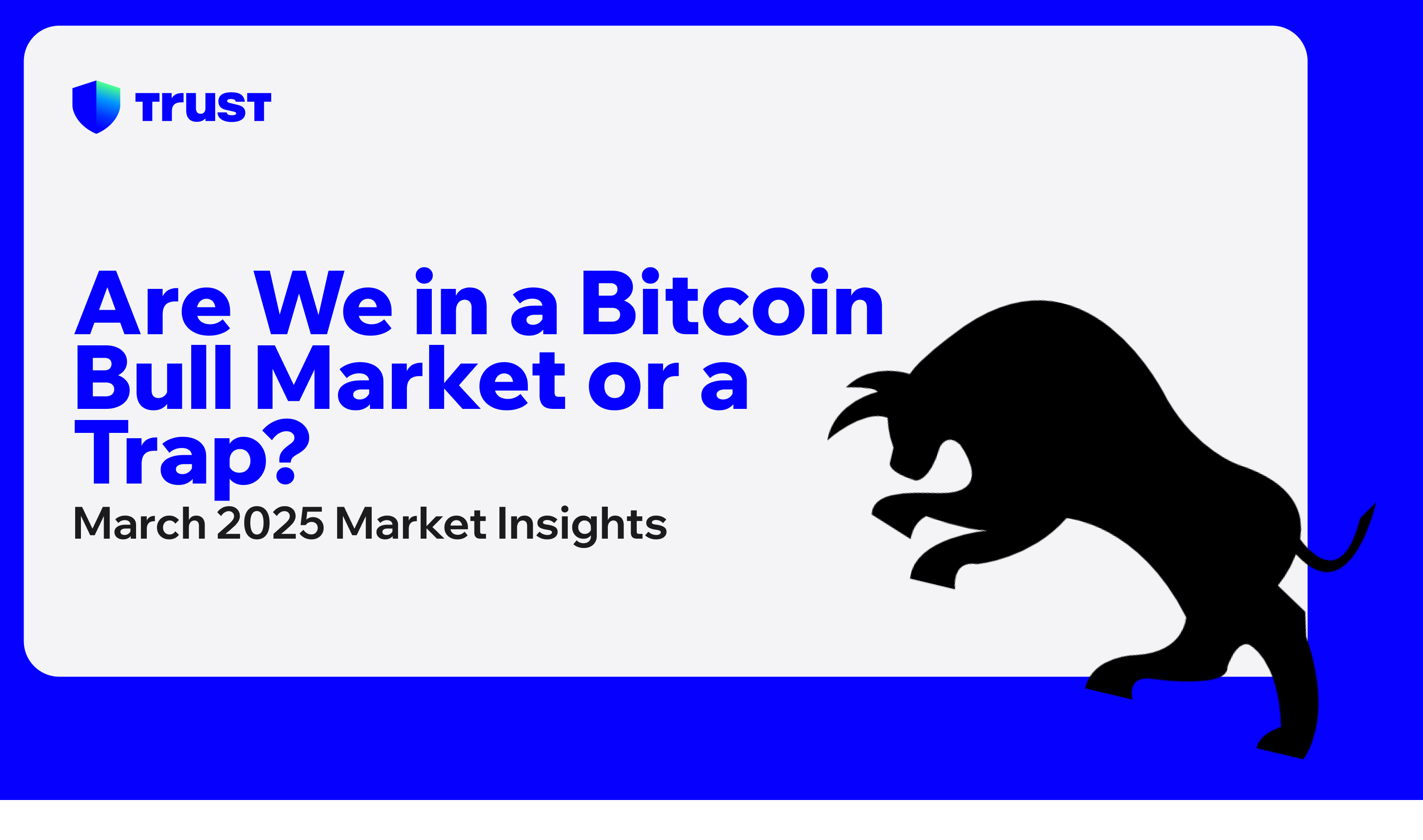 Are We in a Bitcoin Bull Market or a Trap? March 2025 Market Insights |  Trust