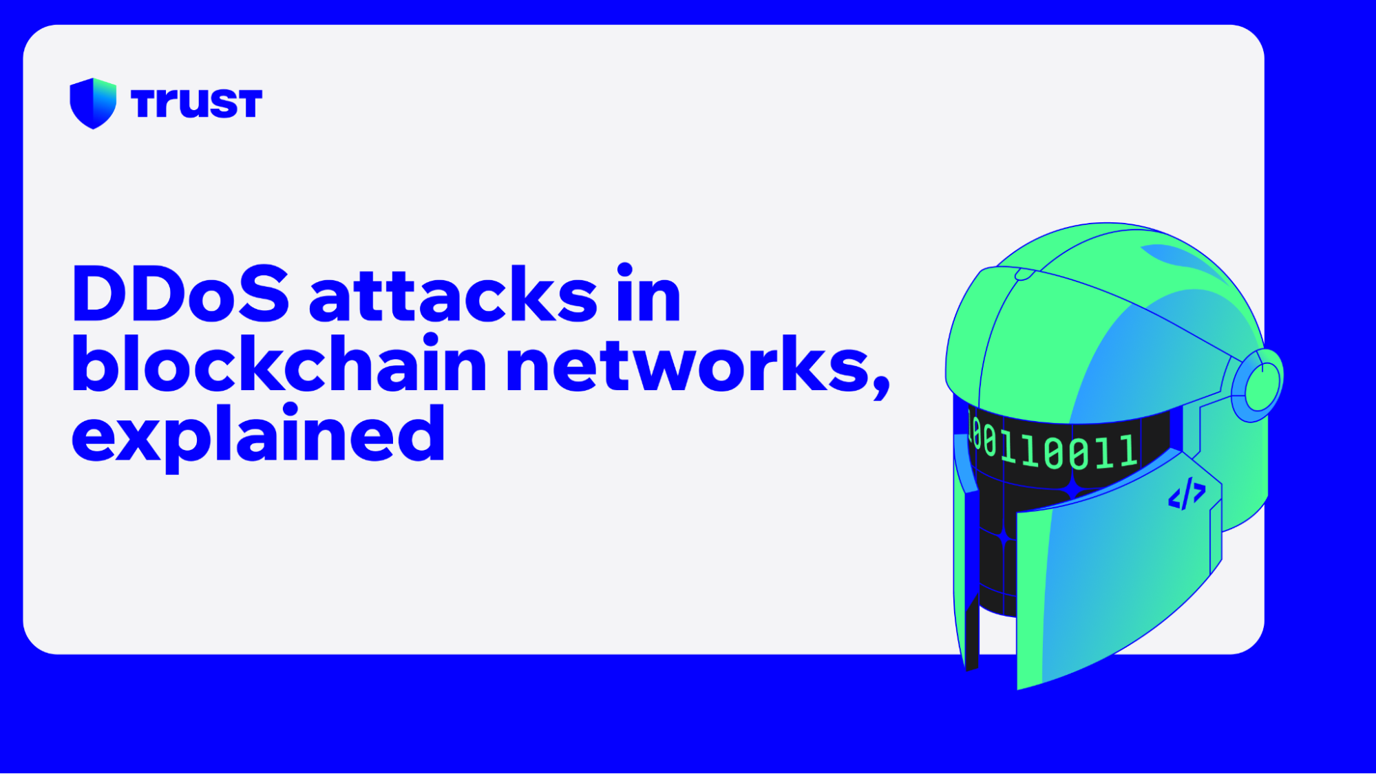 DDoS attacks in blockchain networks, explained | Trust