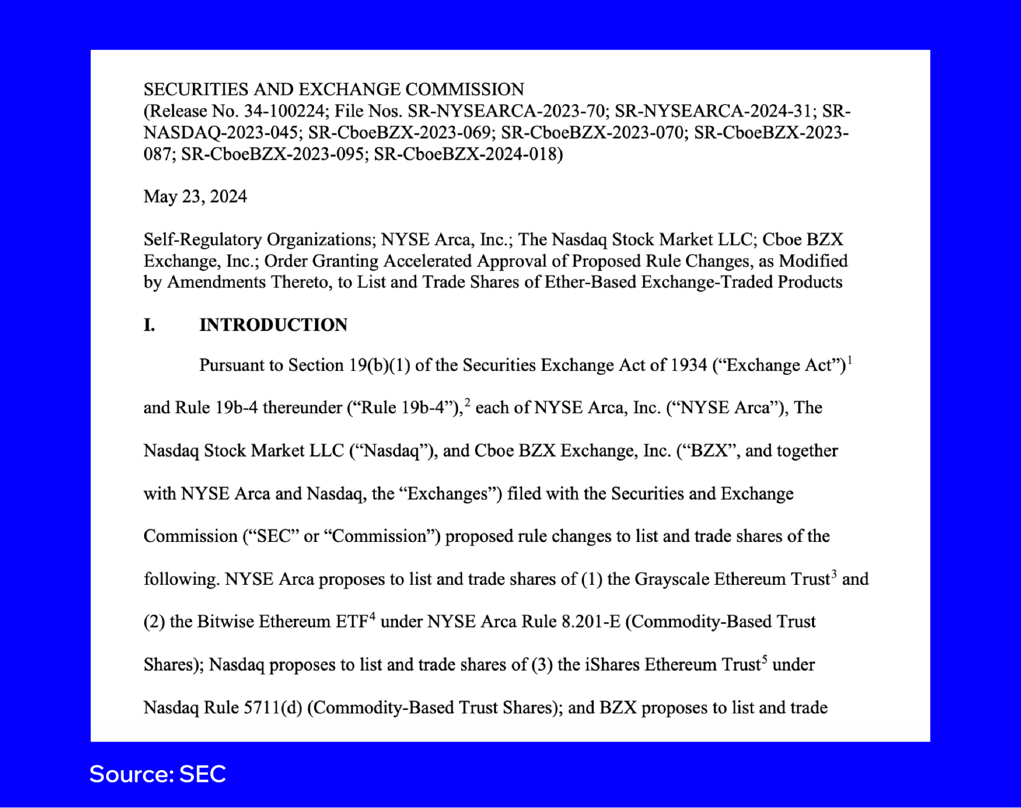 SEC Approves Ethereum ETFs in the US: Why It Matters | Trust