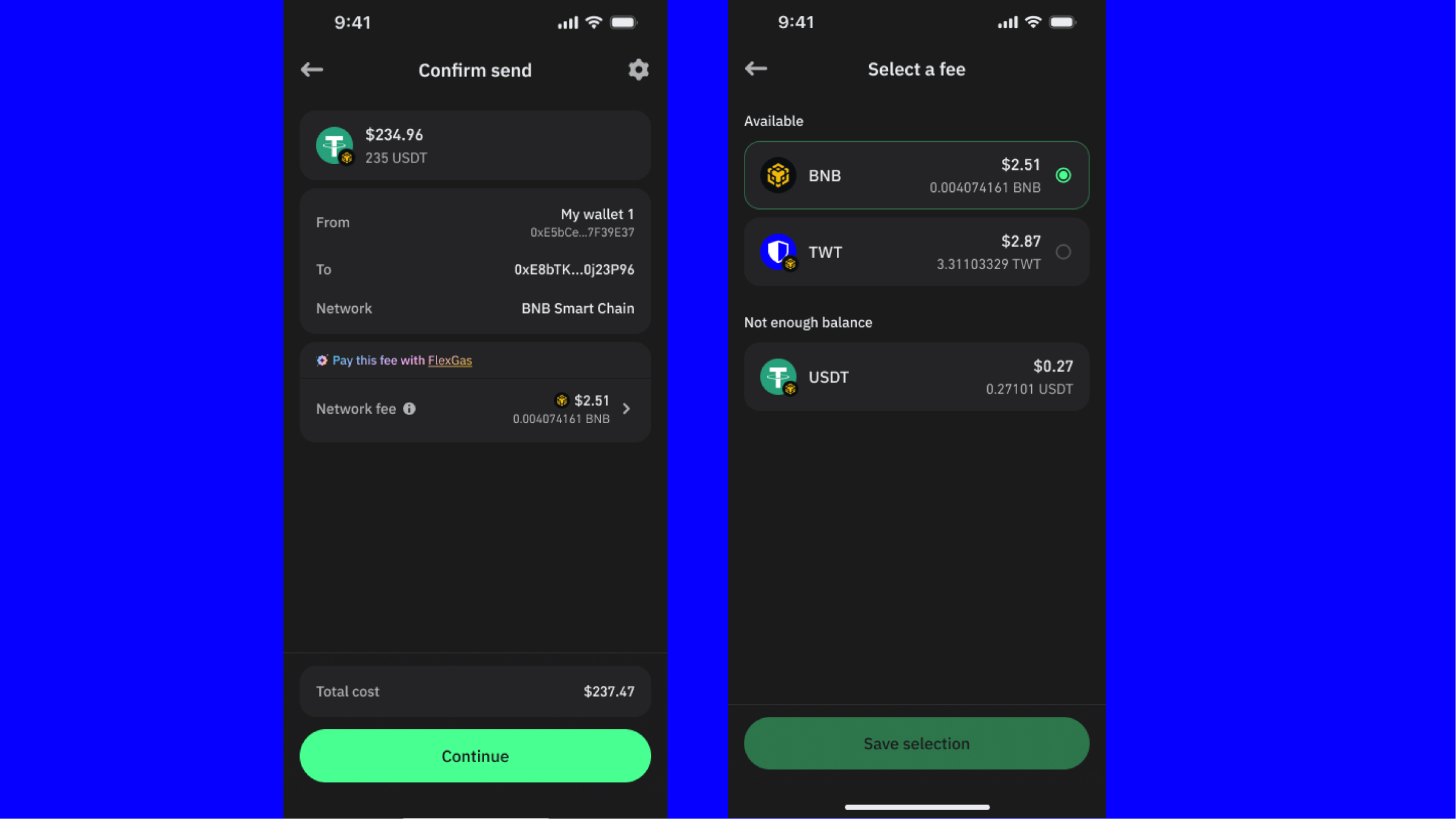 FlexGas - Pay for Gas with TWT, USDT, & USDC | Trust