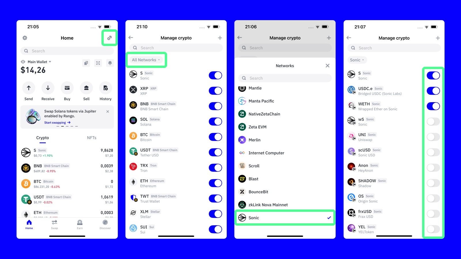 Trust Wallet Integrates Sonic (S) (prev FTM) Network | Trust