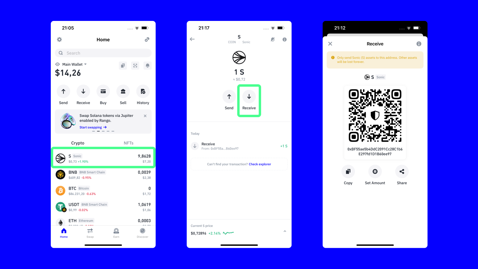 Trust Wallet Integrates Sonic (S) (prev FTM) Network | Trust