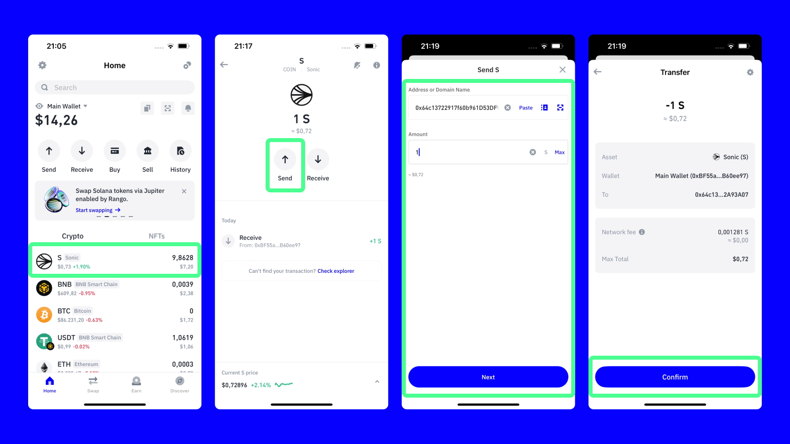 Trust Wallet Integrates Sonic (S) (prev FTM) Network | Trust