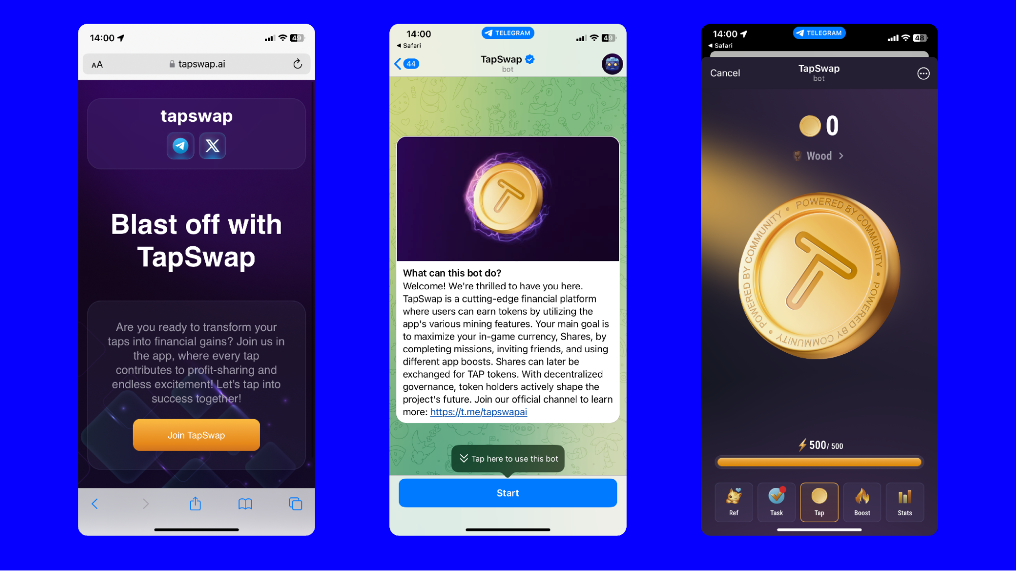 O que é o Tapswap (TAPS)? Explicando o Mini-App Tap-to-Earn🦝 Desafie o